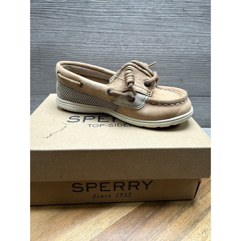 Sperry Kids Tan Boat Shoes